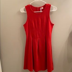 Red cocktail dress